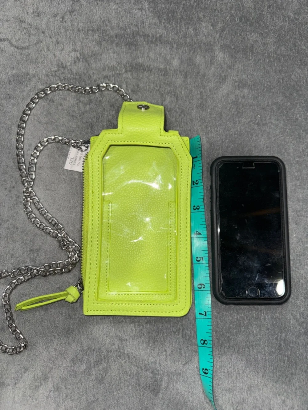 Crossbody Phone Bag - Neon Green - Picture 16 of 17